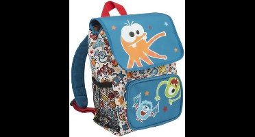 Jemini Rugzak Monsters Wit 8 Liter