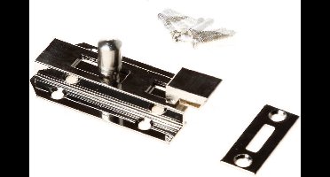 Dulimex Profielschuif met bocht PSB 860B messing vernikkeld 35 x 60mm 0412.350.3560