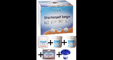 Starterskit Pool Power - Large - Chloor tabletten - Pool Power testset - PH - Chloordoseerder
