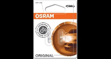 Osram Original Halogeen lampen - W2X4.6D (W2W) - 12V/2W - set à 2 stuks