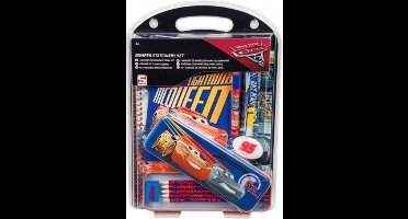 Disney Cars 3 Schrijfset Blauw/rood 7 Delig