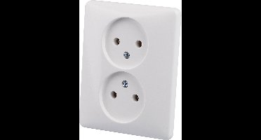 Peha Wandcontactdoos Dubbel