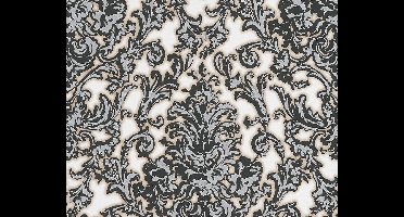 barok behang zwart wit Living Walls Flock 4 behang 95539-3