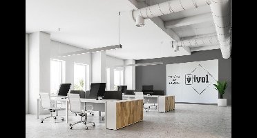 Complete whiteboardwand zonder rand (3 panelen) - 200x300 cm - Wit