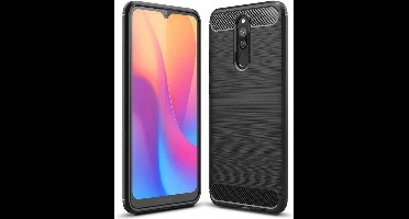 Rugged TPU Xiaomi Redmi 8 / 8A Hoesje - Zwart