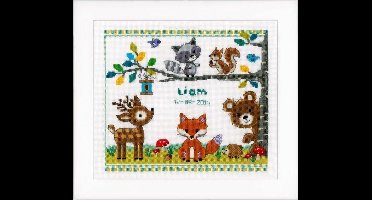 borduurpakket PN0150179 in het bos, geboorte