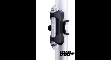 FIETS LED VOORLICHT | KOPLAMP | VERLICHTING | LICHT | USB OPLAADBAAR - WIT