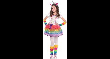 Amscan Eenhoornkostuum Meisjes Regenboog Maat 134