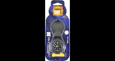 Kompas met draagkoord rond 45 mm.