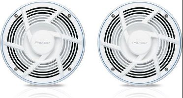 Pioneer TS-MR2040 – 20 cm marine autospeakers – 2-weg luidsprekerset – 200 W max / 40 W RMS – Water-, UV- en corrosiebestendig – Wit