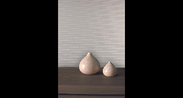 Dutch Wallcoverings Vliesbehang textiel - Creme