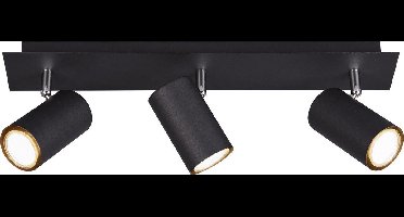 TRIO MARLEY - Spot - Zwart mat - excl. 3x GU10 3 W - Snoerschakelaar