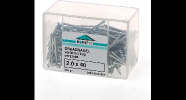 Hoenderdaal Draadnagel verloren kop gegalvaniseerd 2.0 x 40mm 350 gram