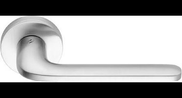 Deurkruk Roboquattro - Colombo Design - Chroom mat - rond rozet - set