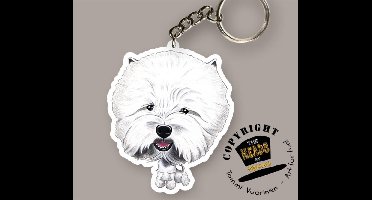 Sleutelhanger Hond West Highland White Terrier