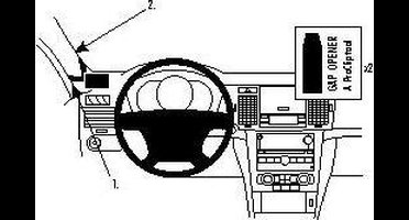 Houder - Brodit ProClip - Chevrolet Epica 2007-2010 Left mount, Hoog