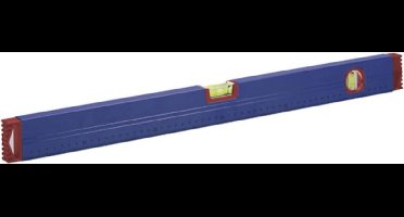 kwb aluminium waterpas 120 cm, schokbestendig waterpas, 0,5 mm/m nauwkeurigheid, VPA getest, geslepen tot hoge precisie, elk 1 horizontaal en verticaal waterpas inclusief rubberen valbeveiliging