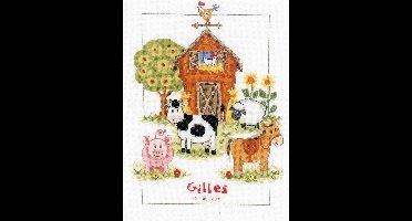 borduurpakket PN0148149 "op de boerderij"