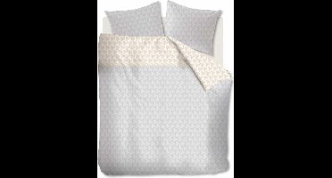 Ambiante Otis Dekbedovertrek -  Grey - Katoen - 200x200/220 cm