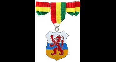 Broche met strikje Limburgs wapen