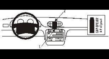 Brodit Proclip Center Mount (852124)