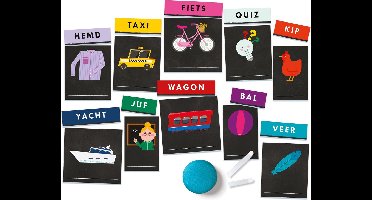 Clementoni - Spelend Leren - Krijtjes en Woordjes Educatief spel