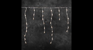 Konstsmide - Iciclesnoer pizello 5m 24V chaser 180x - warmwit