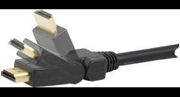 Hdmi 1.3 Kabel Met Swivel Connectoren, 2.5m