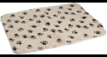 Beeztees Vetbed - Hondenmat - Afgebiesd - Beige - 100x75 cm