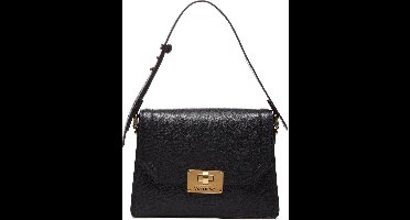 Valentino Bags Girello Leren Schoudertas VBP03I04NERO