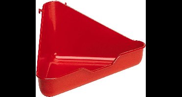 Ferplast Hoektoilet fretten L 370 voor fretten en kleine konijnen 27x27x17CM