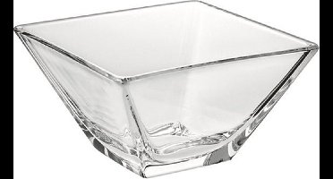 Schaaltje glas vierkant 10cm