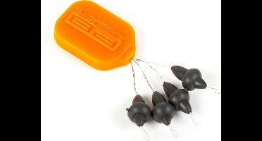 PB Products - Downforce Tungsten - X-small Naked Chod Rubber & Bead - 4 stuks