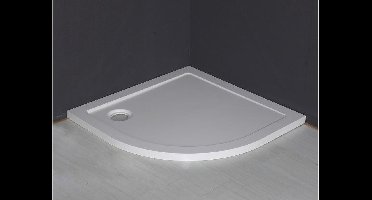 Mould SMC douchebak 90 x 90 x 4 cm 1/4 rond wit