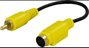 Kabeladapter - MD4 naar RCA plug - 0.2 m