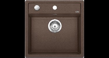 Spoelbak Blanco Dalago 5 opbouw cafe 518529. Draaiknopbediening.