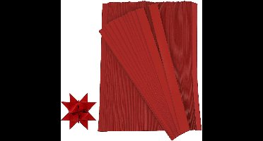 Creotime Vlechtstroken, b: 10 mm, rood, 500 stuks