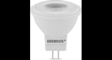 Groenovatie LED Spot GU4 / MR11 Fitting - 2W - 35x35 mm - Dimbaar - Warm Wit