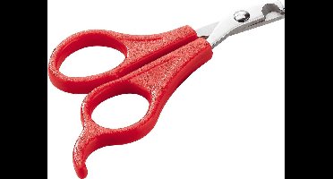 Ferplast Nagelschaar - Hondennagelschaar - 10.5x6x0.7 cm Rood Zwart