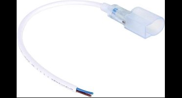 HQ-Power Robuuste waterbestendige voedingskabel voor led-lichtslang, geschikt voor binnen en buiten, 1.5 m, 3000 W max., 12 A, IP44, eurostekker, ideaal voor huis- en tuinverlichting, zwart