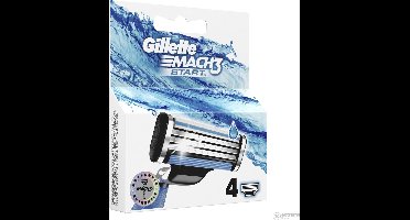 Gillette Mach 3 start scheermesjes 4 stuks razer blades