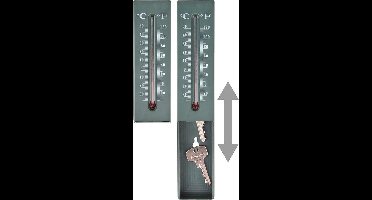 Buiten thermometer met verstop vakje voor sleutel