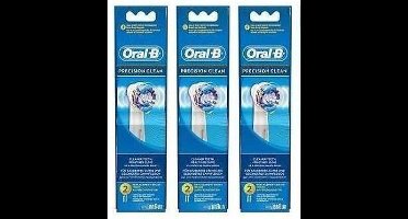 Oral-B Precision Clean - 3 x 2 stuks - Opzetborstels - Voordeelverpakking