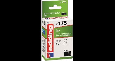 Edding Inktcartridge vervangt HP 56, C6656A Compatibel Zwart EDD-175 18-175