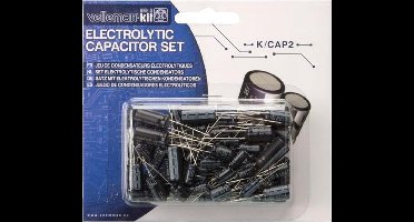 Whadda Set elektrolytische condensatoren - 120 st. - 1µf tot 1000µf