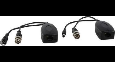König Video Balun met RJ45 Connector en Voeding