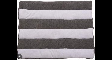 Jollein Stripe - Boxkleed - Grijs / Wit