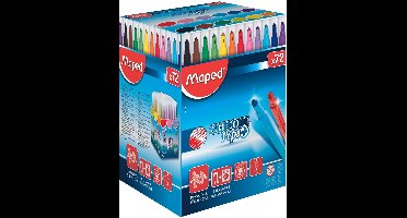 Color'peps goed uitwasbare viltstift - in schoolverpakking x 72