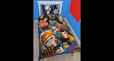 Star Wars Rebels dekbedovertrek - Eenpersoons - Starwars dekbed - geschikt voor dekbed 140 x 200 cm.