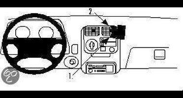 Brodit ProClip houder geschikt voor Suzuki Alto 1997-2002 Angled mount